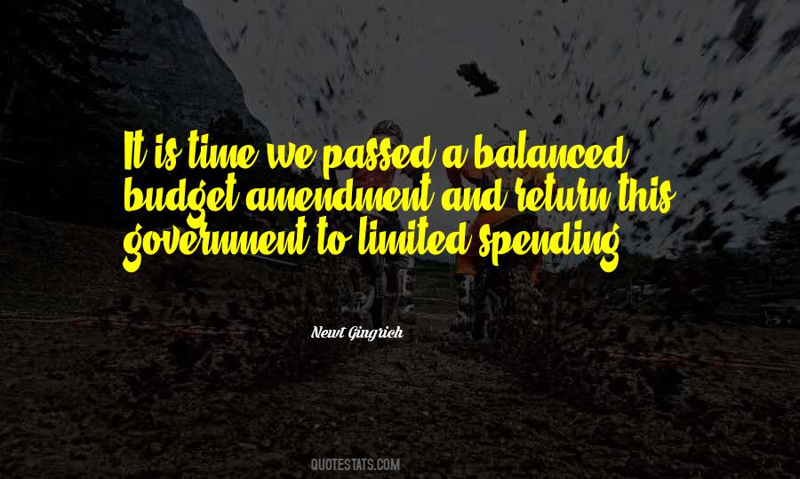 Quotes About Budget Time #1563875