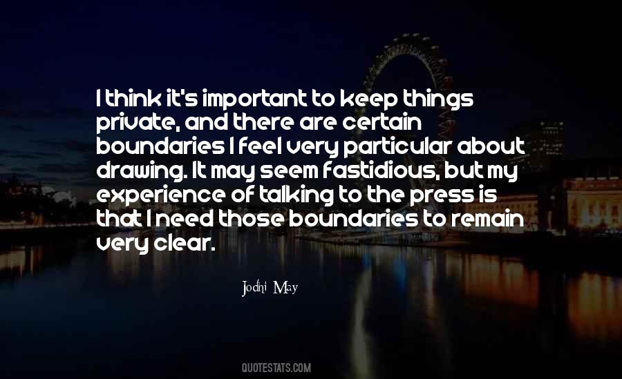 Boundaries Are Important Quotes #1321527