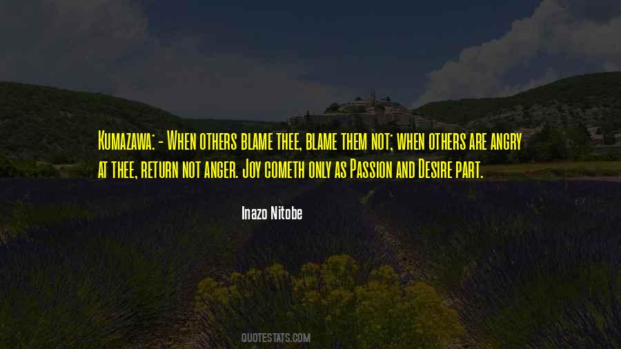 Not Blame Others Quotes #443795