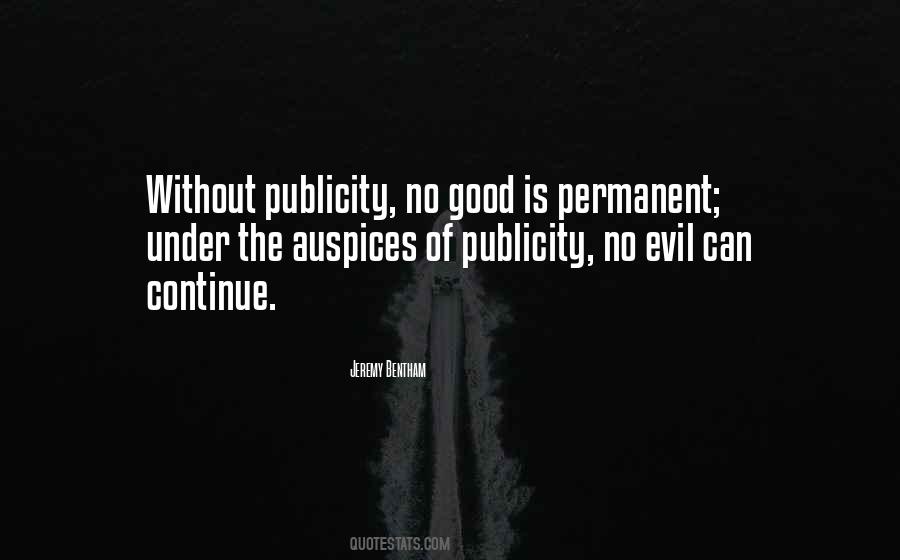 No Good Without Evil Quotes #276900