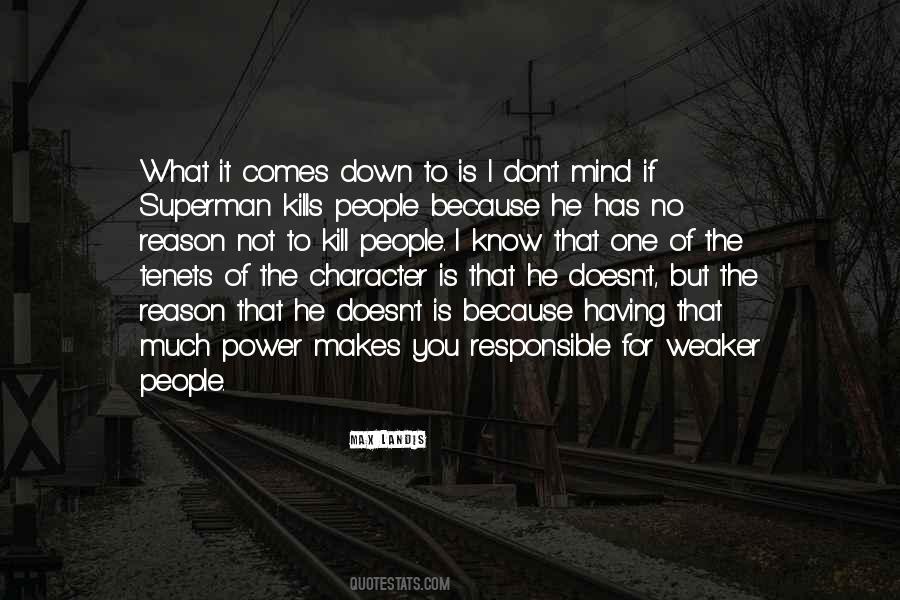 Character Is Power Quotes #1244371