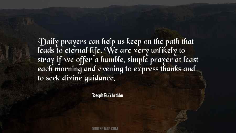 Prayer Evening Quotes #445159