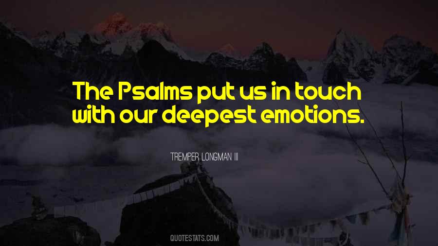 Quotes About The Psalms #1052972