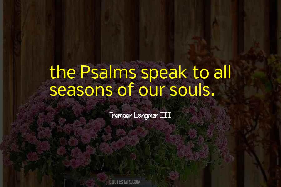 Quotes About The Psalms #372322