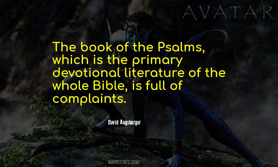 Quotes About The Psalms #684132