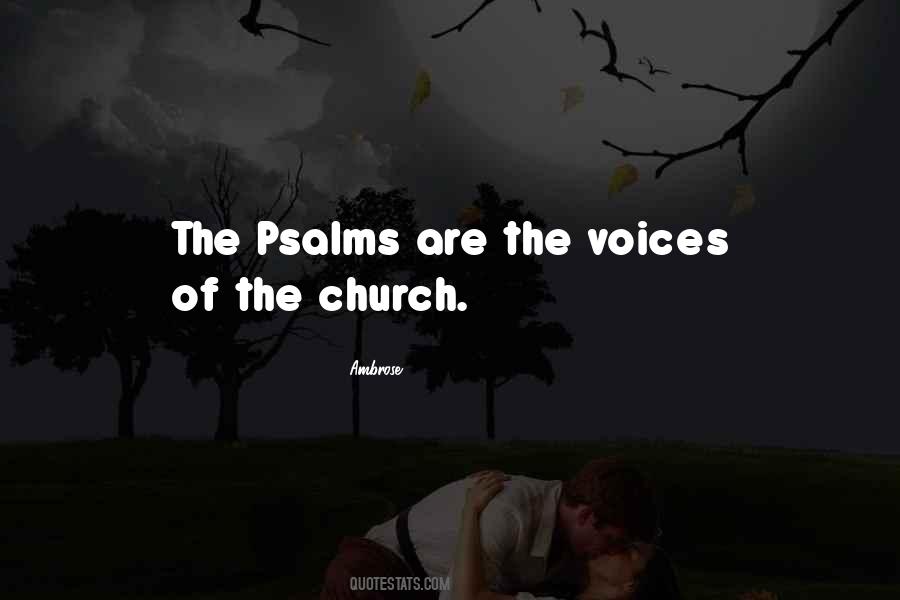 Quotes About The Psalms #719219