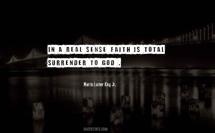 Total Surrender To God Quotes #393086