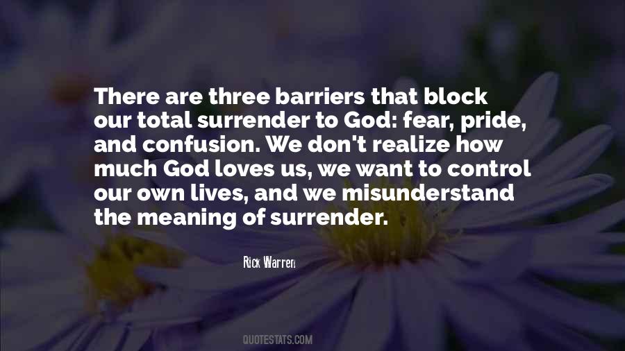 Total Surrender To God Quotes #430732