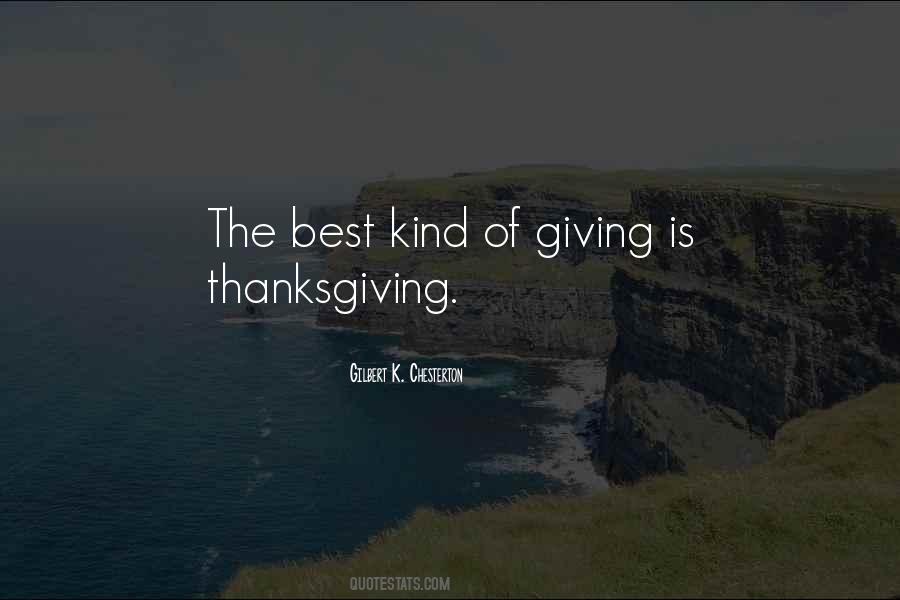 Thank You Giving Quotes #1116451