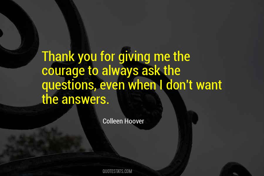 Thank You Giving Quotes #1475574