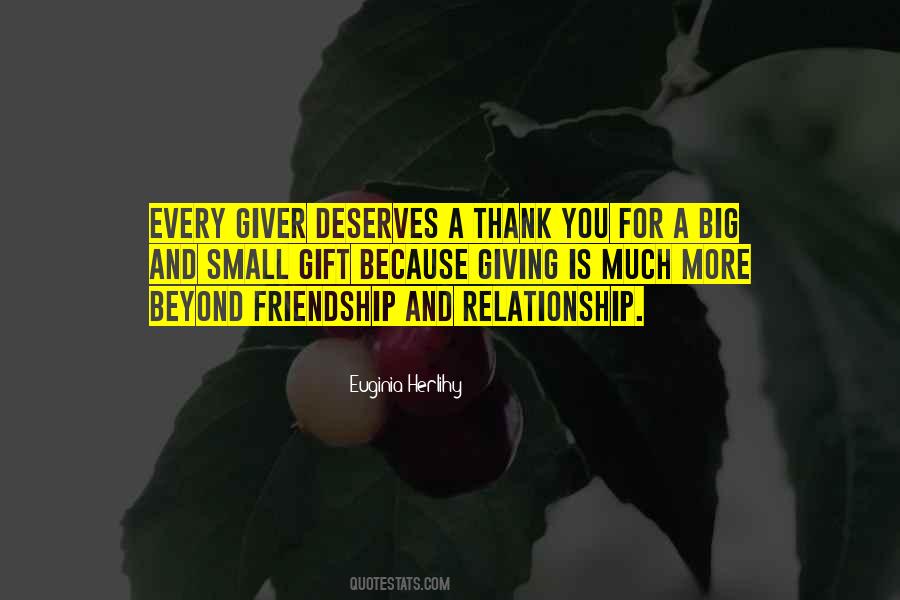 Thank You Giving Quotes #1568550