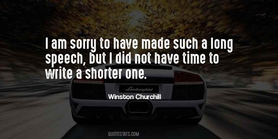 Sorry Long Quotes #1051218