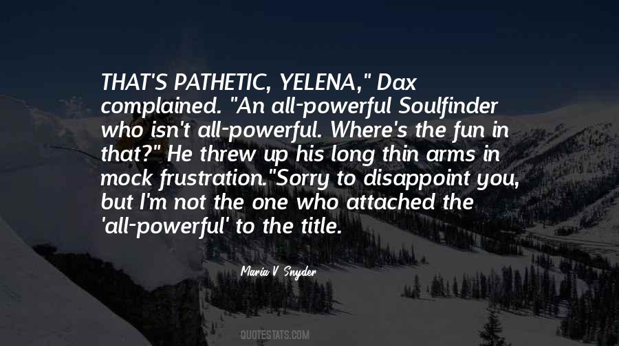 Sorry Long Quotes #1298594