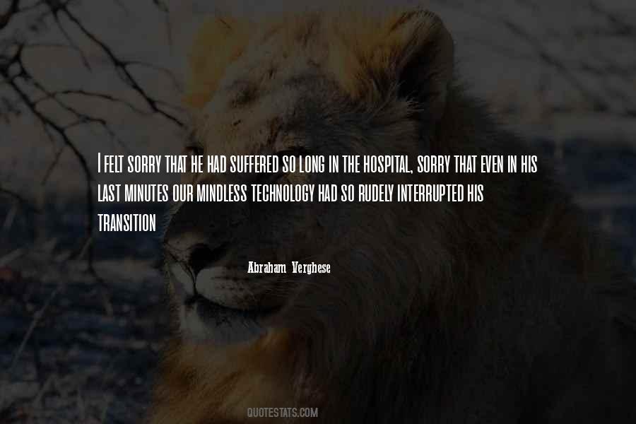 Sorry Long Quotes #686140