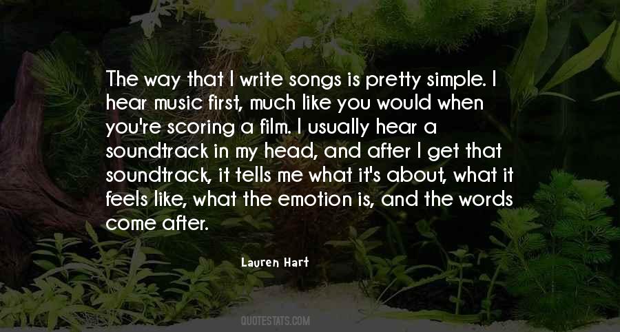 Music In My Head Quotes #1400235