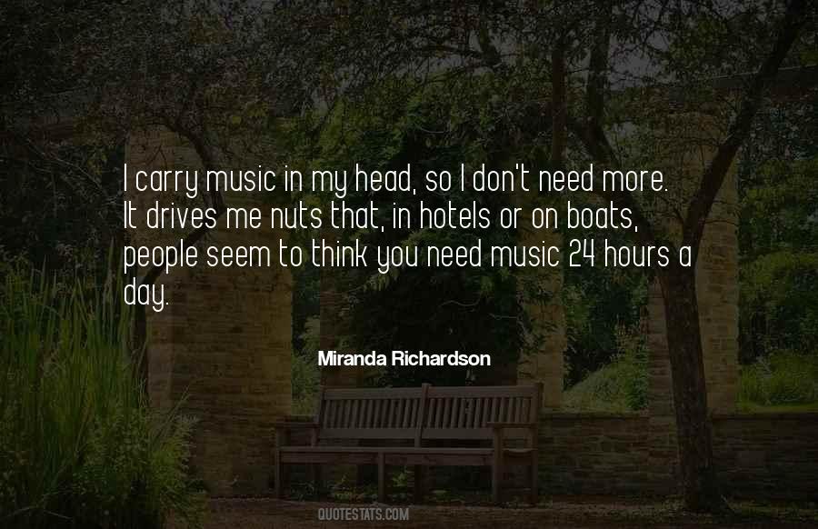 Music In My Head Quotes #1699005
