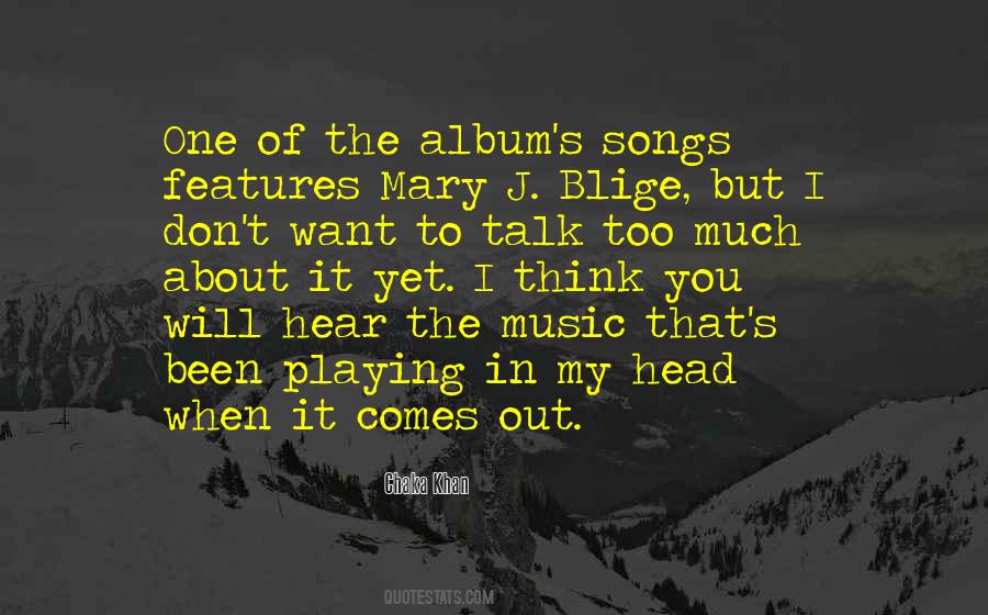 Music In My Head Quotes #559996