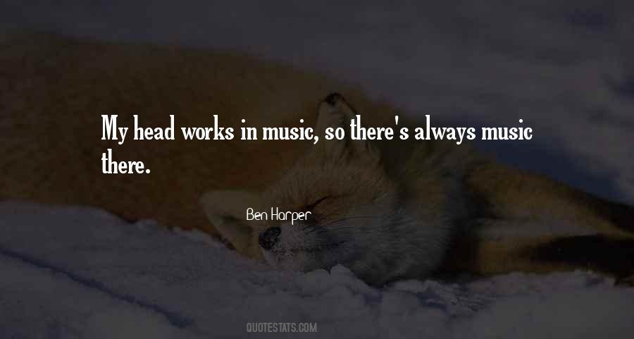Music In My Head Quotes #567975