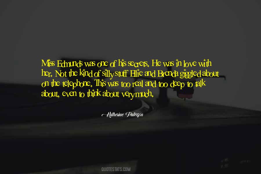 Deep Secrets Quotes #1177758