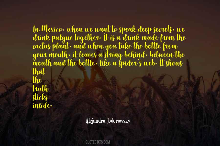 Deep Secrets Quotes #1721920