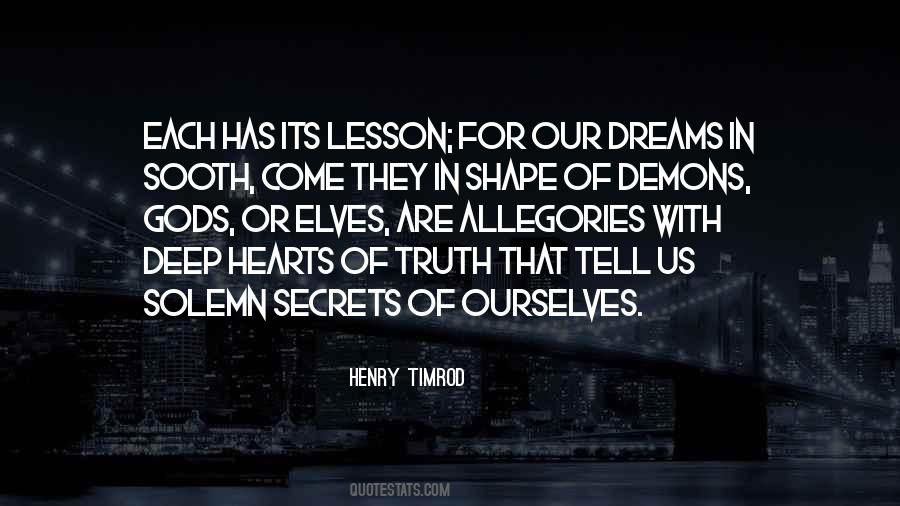 Deep Secrets Quotes #301885