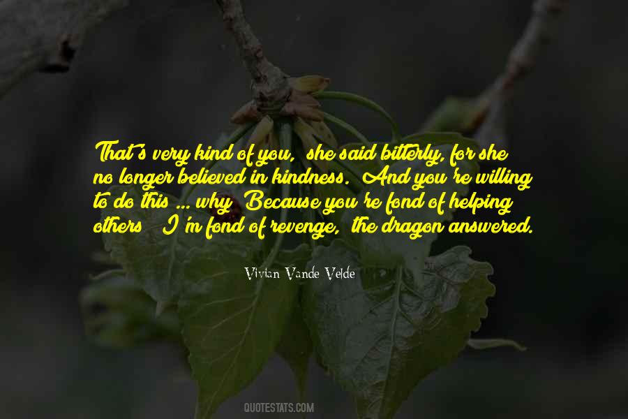 Revenge For You Quotes #1228443