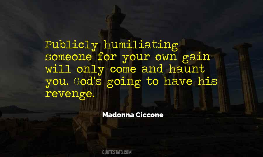 Revenge For You Quotes #973689