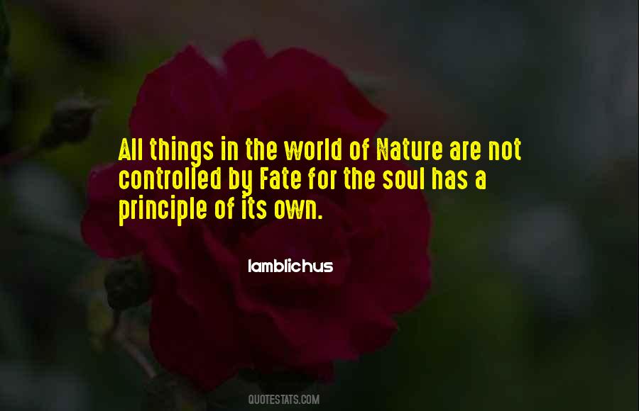 Nature For The Soul Quotes #282095