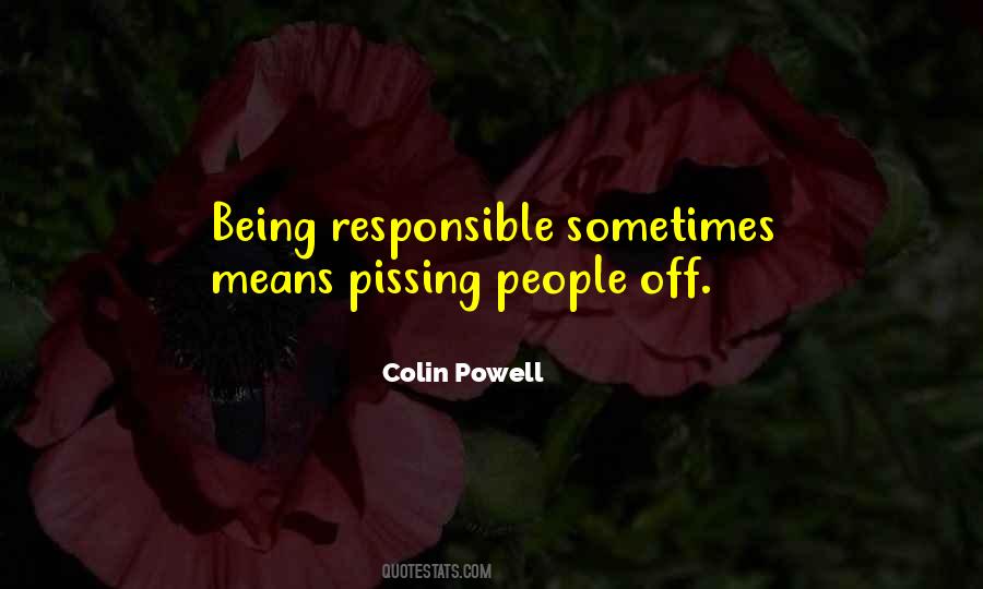 Leadership Responsibility Quotes #1298787
