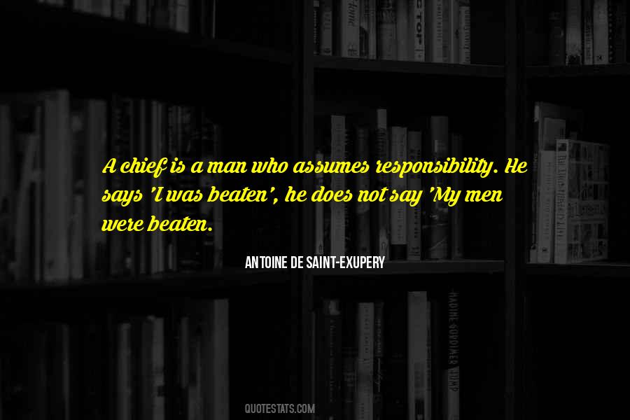 Leadership Responsibility Quotes #1750081