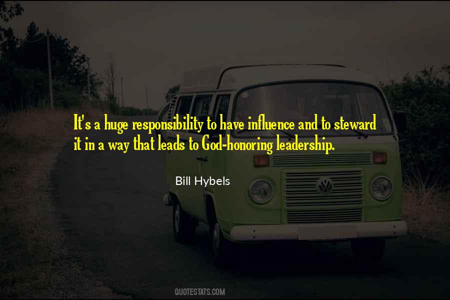 Leadership Responsibility Quotes #1811411