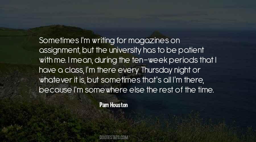 Night Class Quotes #1433049