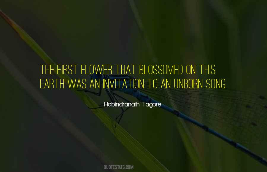 First Flower Quotes #1758581