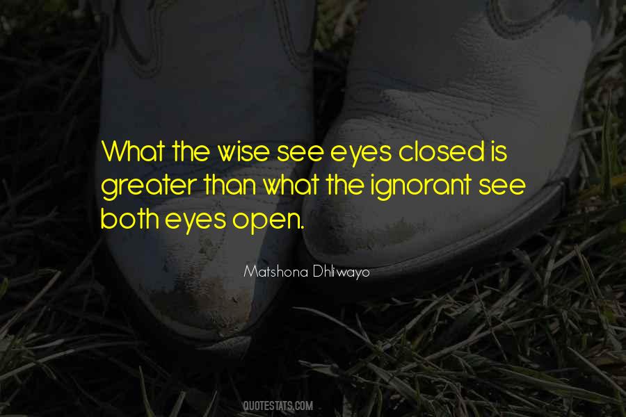 Wise Eyes Quotes #1279398