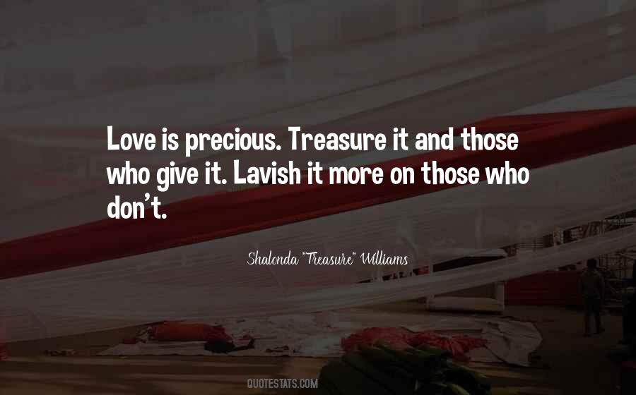 Precious Treasure Quotes #400164