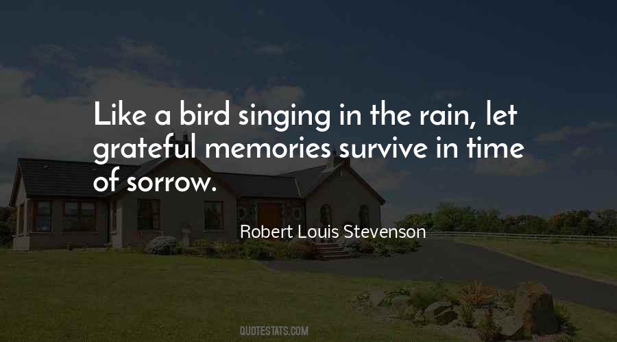 Bird Singing In The Rain Quotes #1096810