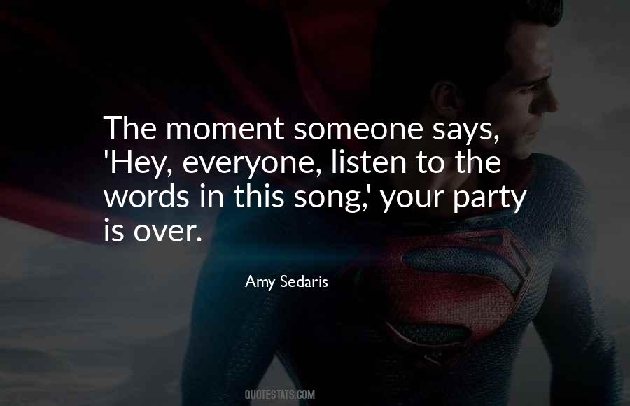Party Song Quotes #1814756