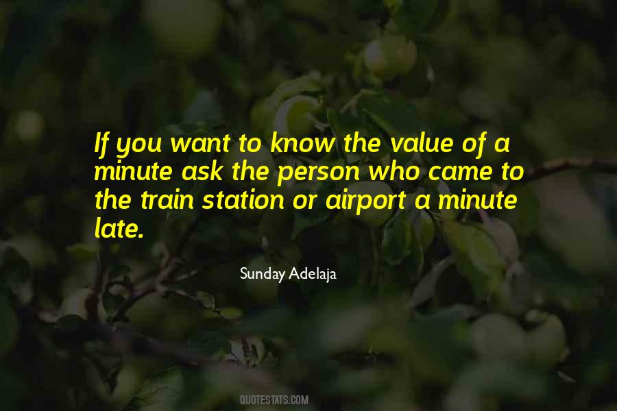 Quotes About The Train Station #155437
