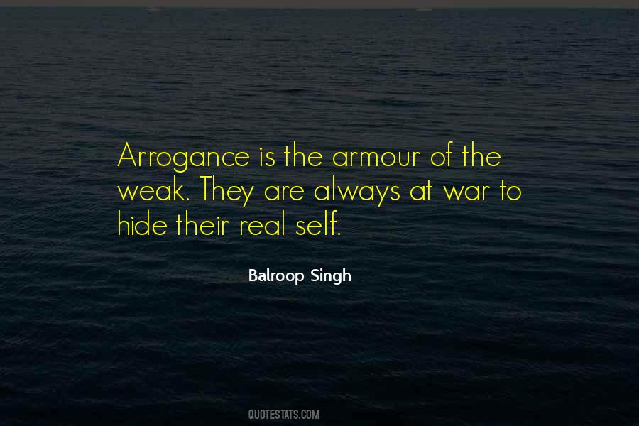 Weakness Of Attitude Quotes #1179858