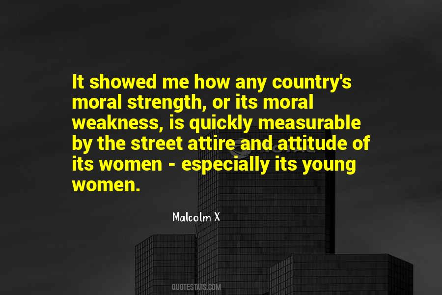 Weakness Of Attitude Quotes #1754384
