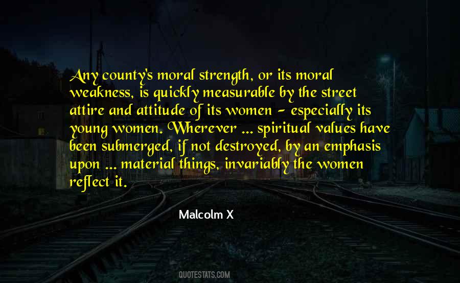 Weakness Of Attitude Quotes #278286