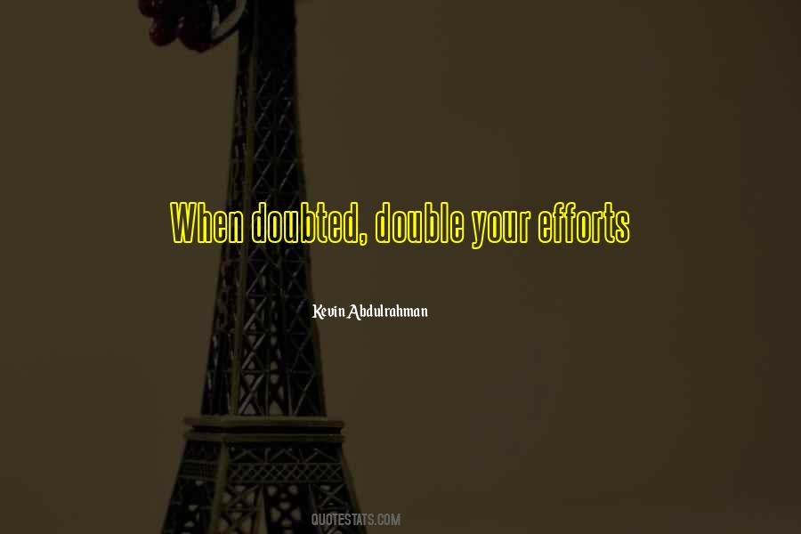 Doubted Quotes #1131455