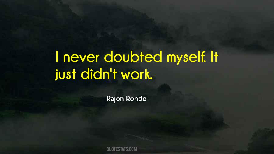 Doubted Quotes #1172423