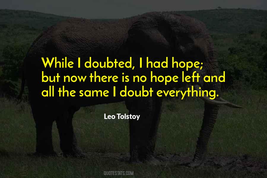 Doubted Quotes #1187933