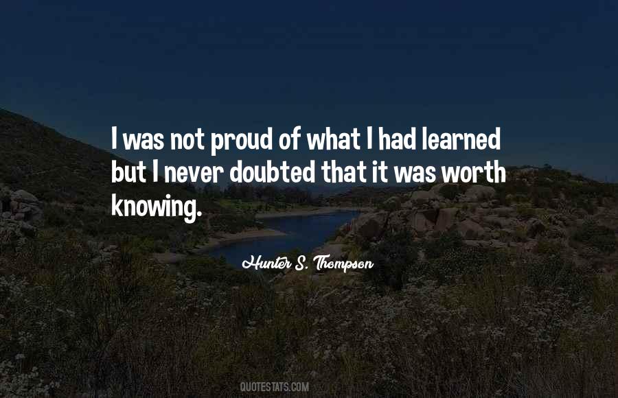 Doubted Quotes #1211038