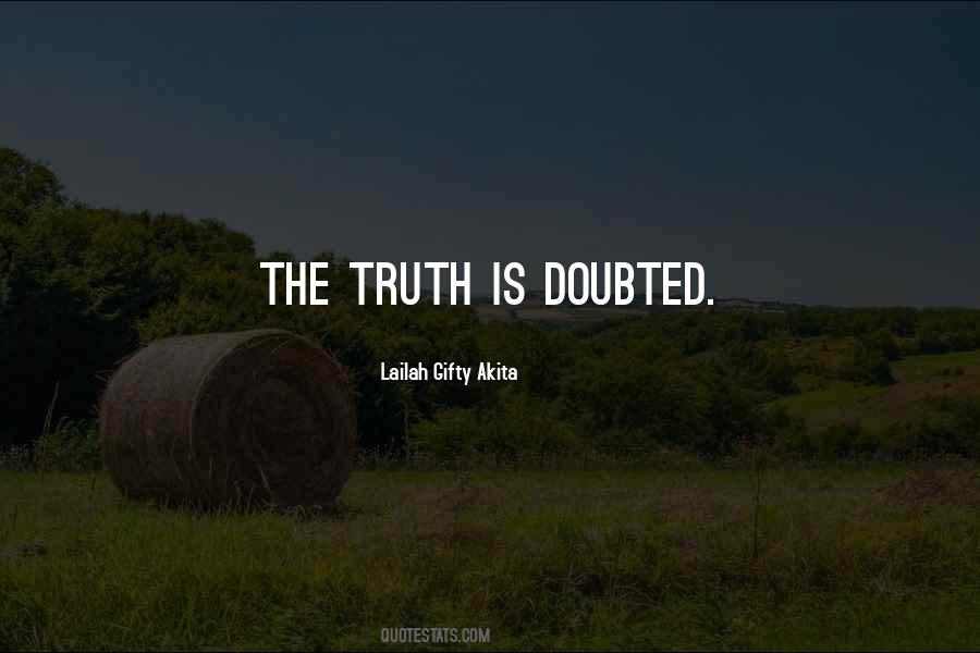 Doubted Quotes #1661848