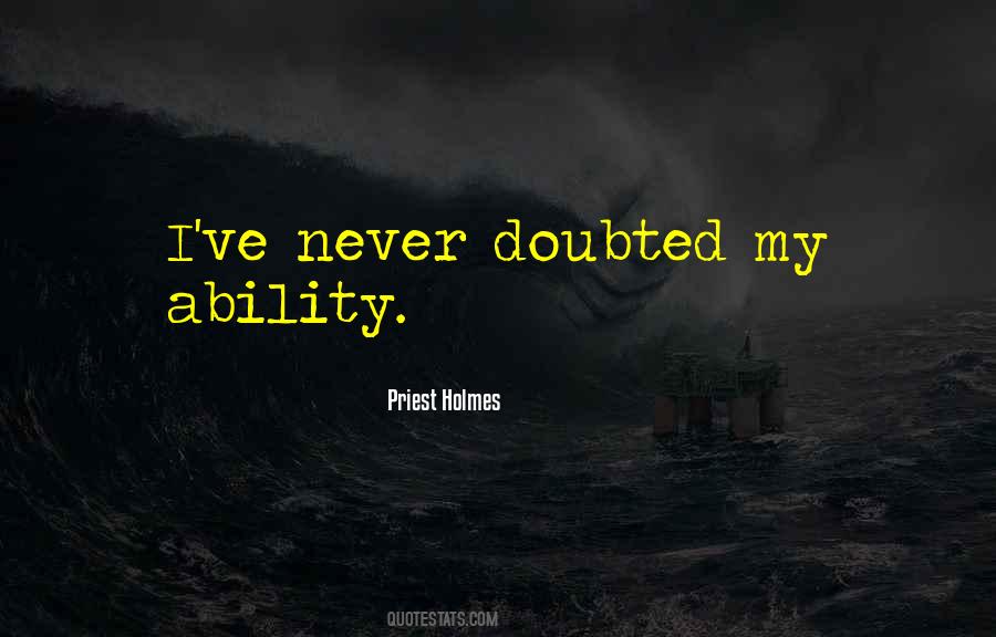 Doubted Quotes #1856083