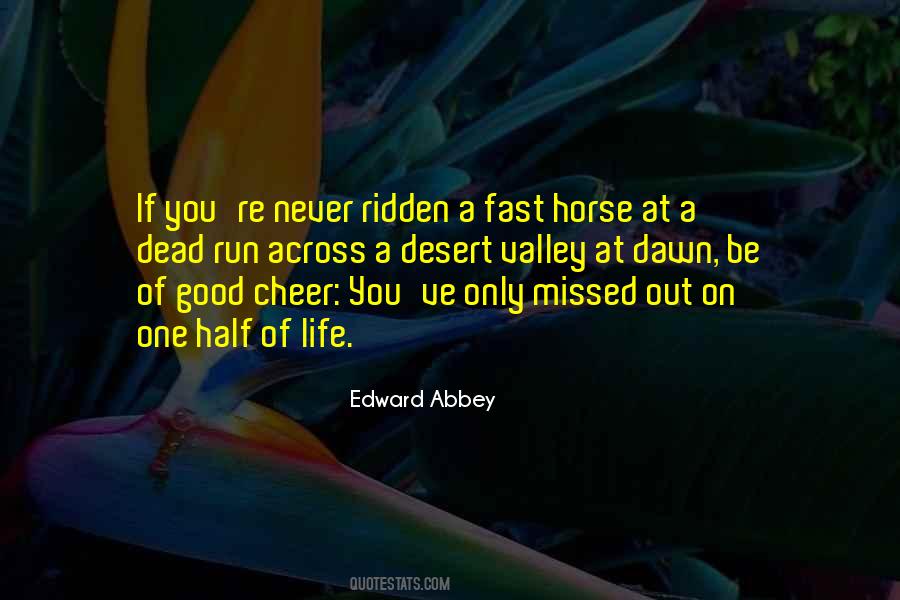 Running Horse Quotes #1855591