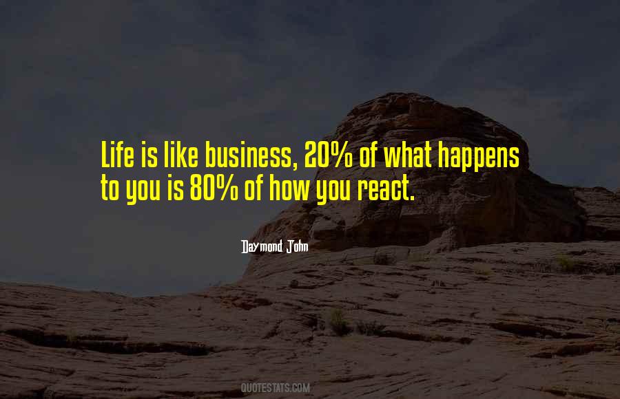 React To Life Quotes #1013856