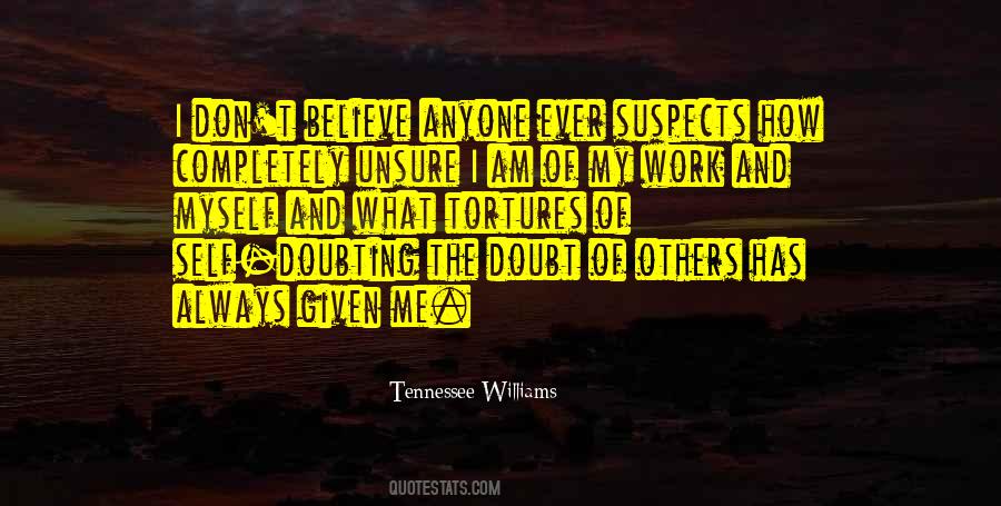 Doubting Others Quotes #589907